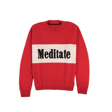 Meditate Regular sweater – The Elder Statesman