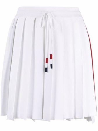 Thom Browne RWB Pleated Mini Skirt - Farfetch