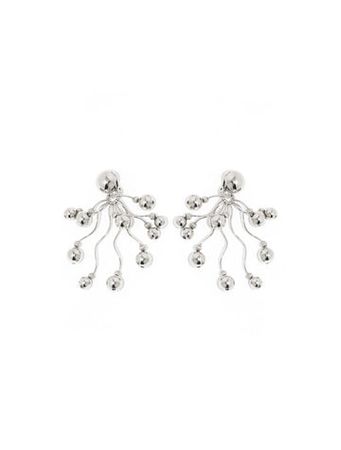 Toga Pulla Silver Metal Wave Earrings – Shyness Space