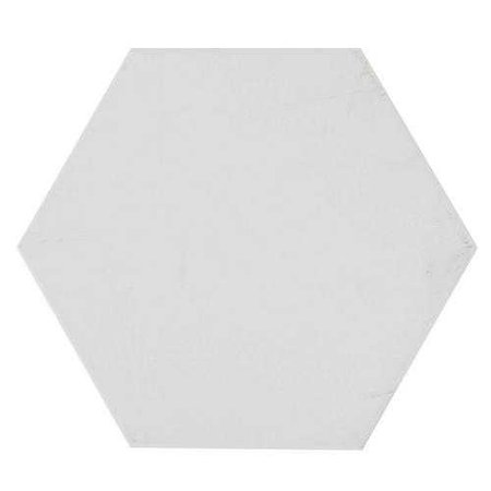 Opal White Hexagon Porcelain Tile - 11 x 13 - 100505379 | Floor and Decor