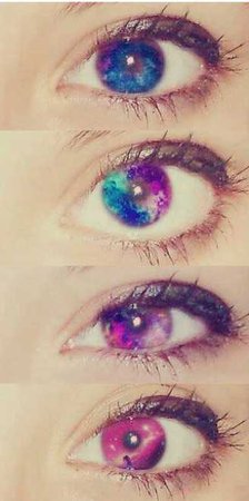 Galaxy eye contact lenses