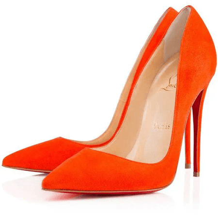 Orange High Heels