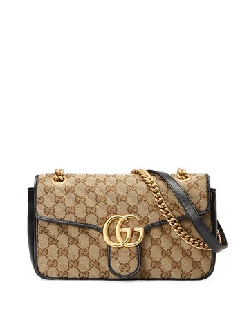 Gucci GG Marmont 2.0 Small Matelasse Original GG Shoulder Bag | Neiman Marcus