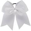 Cheer Bow for Girls 7" Large Hair Bows with Ponytail Holder You Pick C