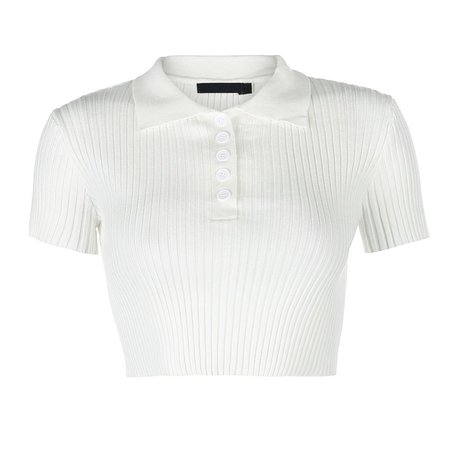 Sosana Short-Sleeve Knit Polo Shirt | YesStyle
