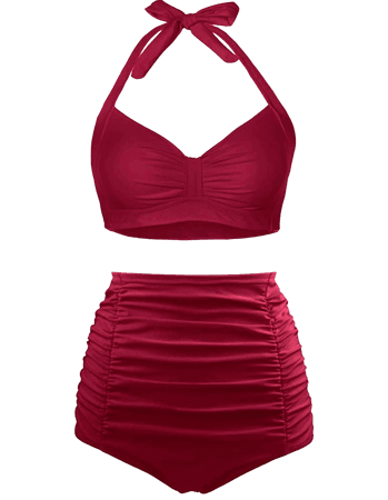 50s red bathing suit Amazon