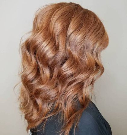 reddish blonde wavy hair - Google Search