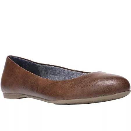 Dr. Scholl's Giorgie Women US 7.5 Brown Flats Pre Owned E2955S3201