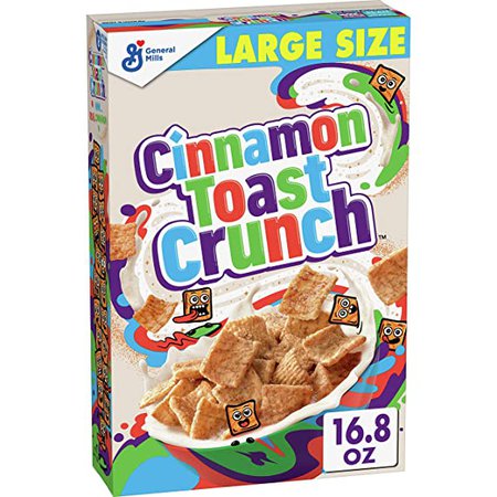 Amazon.com : Cinnamon Toast Crunch, Cereal with Whole Grain, 16.8 oz : Grocery & Gourmet Food