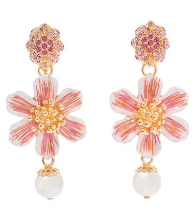 Dolce & Gabbana - Orecchini a clip con cristalli | Mytheresa