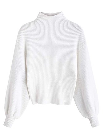 White sweater-amazon