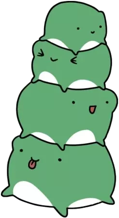 kawaii anime frog