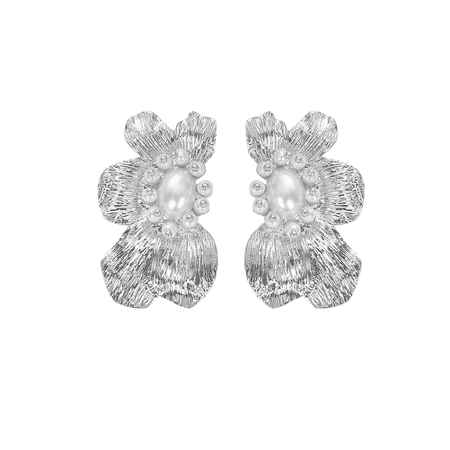 JESSICABUURMAN – JINOE Pearls Flower Earrings - Pair