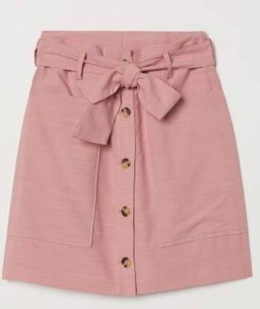 pink tie skirt