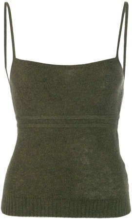 cashmere fitted camisole