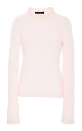 Oliver Bonas- Long Sleeve Mohair Sweater (Pink)