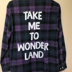 take me to wonderland flannel - Google Search