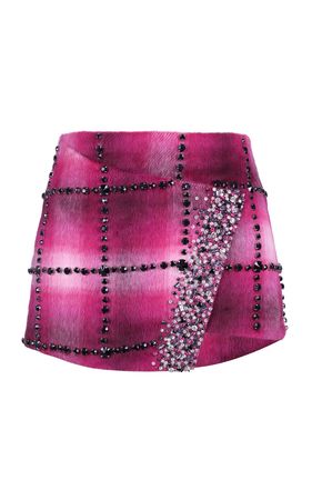 Heavy Tartan Check Mini Skirt By Des Phemmes | Moda Operandi