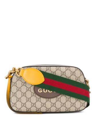 Gucci Gg Pattern Shoulder Bag 476466K9GVT Neutral | Farfetch