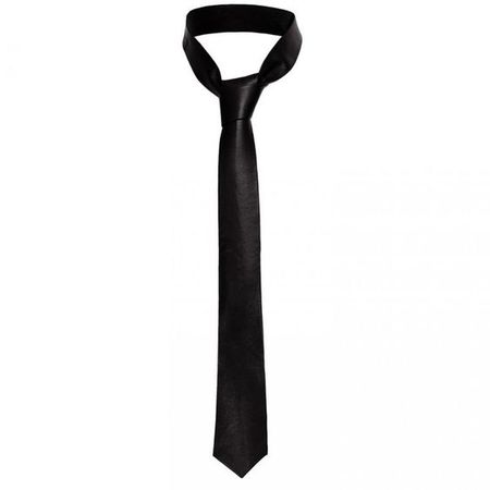 кожаный галстук