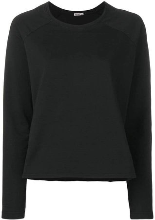 asymmetric hem boxy-fit sweatshirt