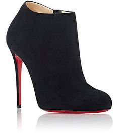 Christian Louboutin Suede Bellissima Ankle Booties