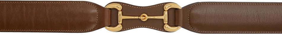 Gucci, Brown Horsebit Belt