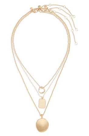 Gold necklace set | Nordstrom