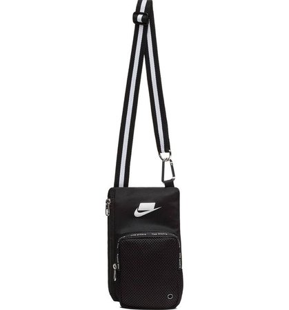 Sport Small Items Crossbody Bag, Main, color, BLACK/ SUMMIT WHITE
