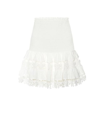 Primrose Daisy cotton miniskirt