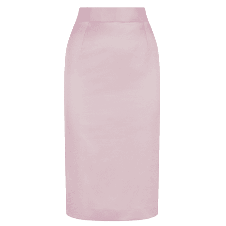 Femponiq London Cotton-Blend Sateen Pencil Skirt