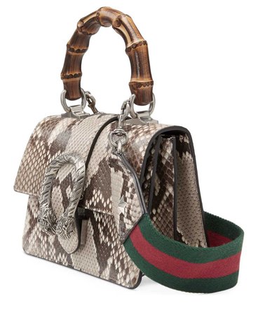 snakeskin Gucci bag
