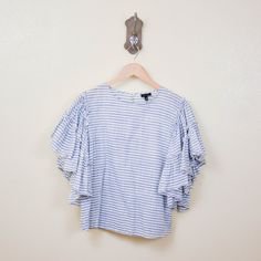 Who What Wear Ruffle Sleeve Blouse