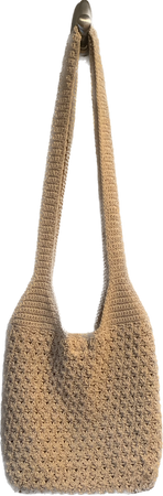 crochet shoulder purse bag
