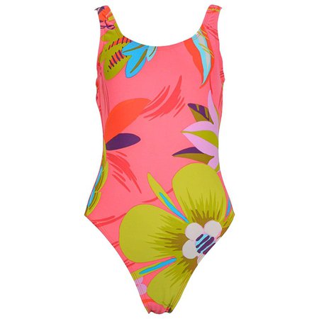 1999 Tom Ford for Gucci Pink Floral One-Pice Swimsuit For Sale at 1stdibs