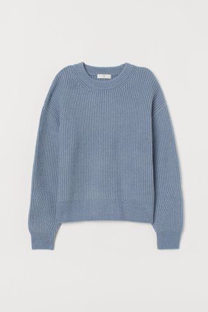 Knit Sweater - Light blue - Ladies | H&M US