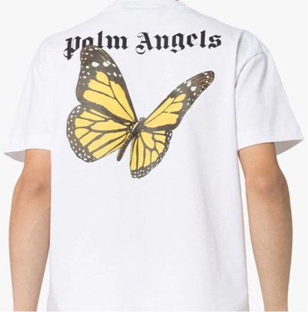 palm angels butterfly tee