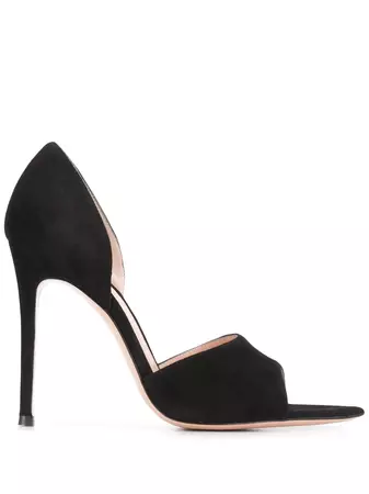 Shop Gianvito Rossi open toe 110mm heeled sandals with Express Delivery - FARFETCH