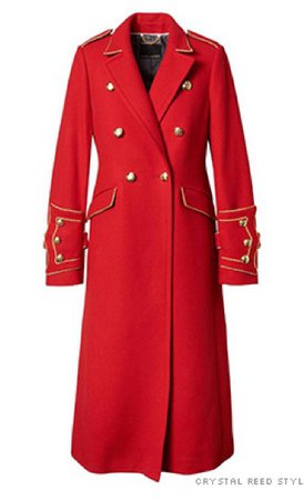 long red coat