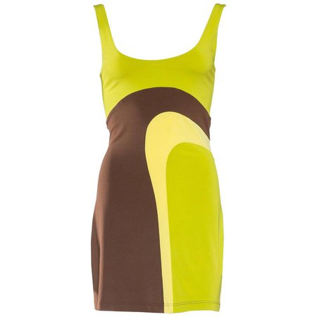 Sexy and Slinky 1990s Plein Sud Jersey Dress For Sale at 1stdibs
