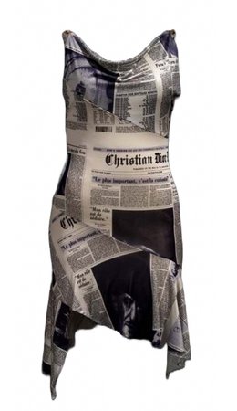 Newspaper dress | john galliano