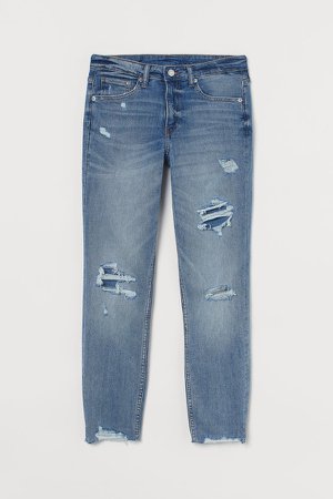 Girlfriend Regular Jeans - Blue