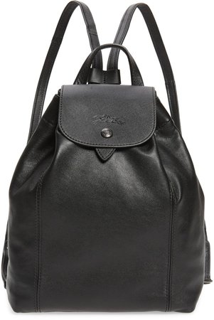 Le Pliage Leather Backpack