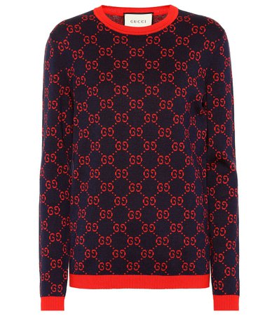 Intarsia Cotton Sweater | Gucci - Mytheresa