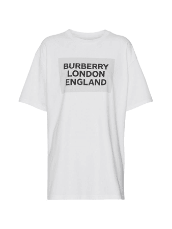 burberry london england white tee kpop