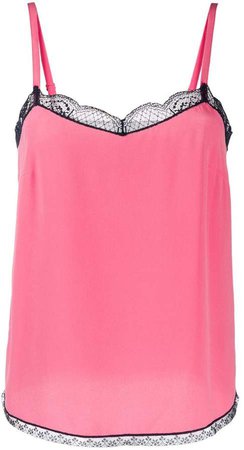 Zadig&Voltaire lace trimmed cami top