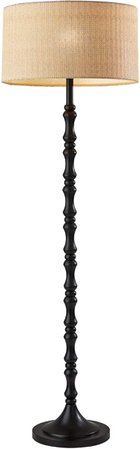 Amazon.com: Adesso 3093-01 Laredo Floor Lamp, 59.5 in, 150W Type A Bulb (Not Included), Black, 1 Home Decor Lighting : Everything Else