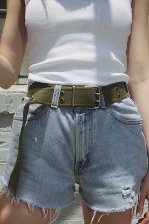 Green Army Belt - Belts - Accessories