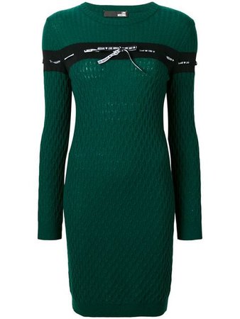 Love Moschino Cable Knit Dress