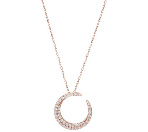 Hope Circle for Diamonique Pendant with 18" Chain, Sterling Silver - Page 1 — QVC.com